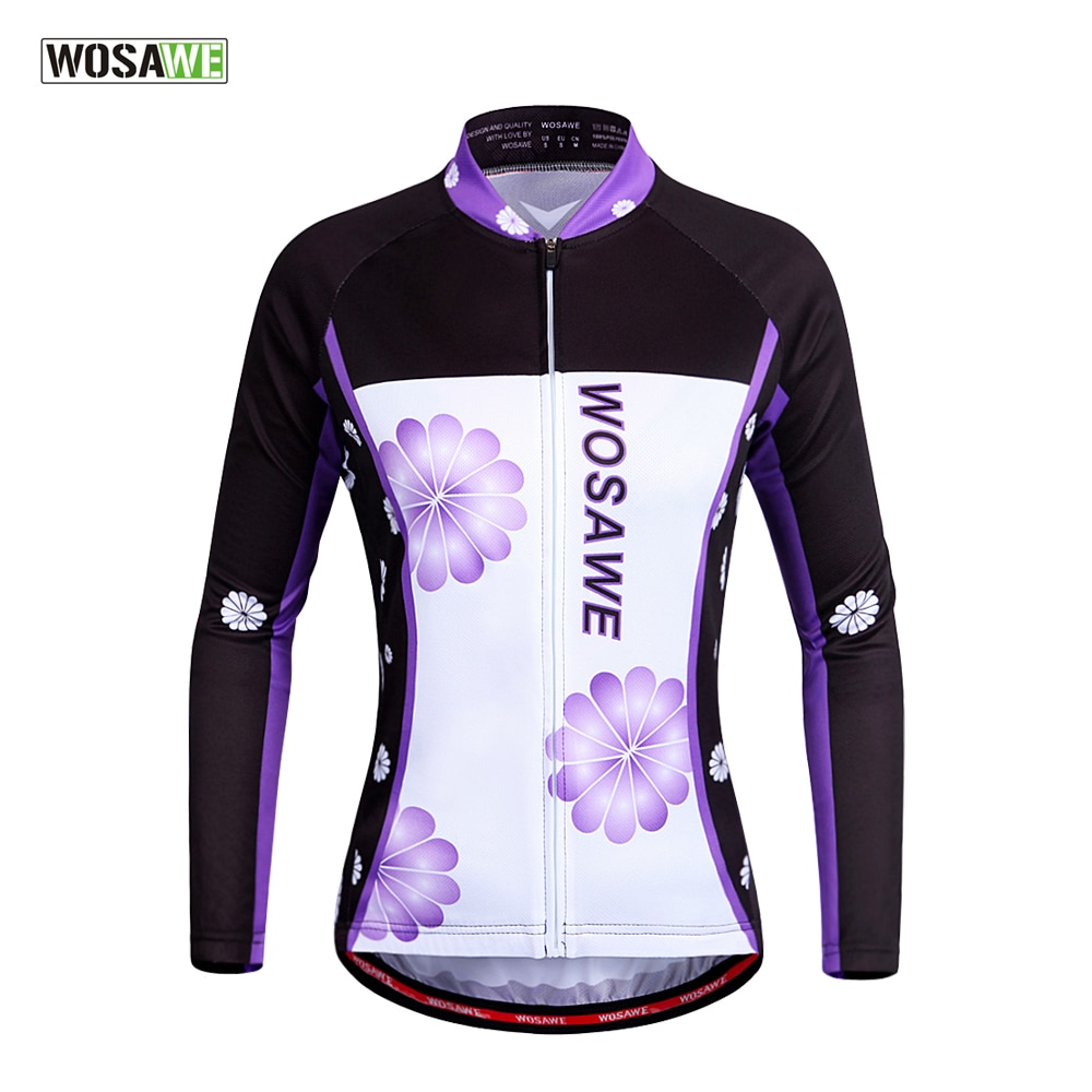 Wosawe womens cycling jerseys ⼺    Ƽ ž mtb road bike cycling jacket clothing sportswear